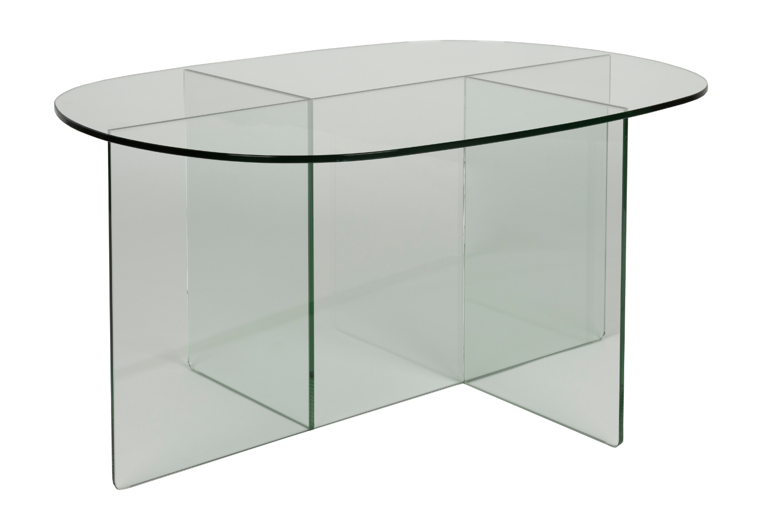 Zuiver Skleněný konferenční stolek LINEA 80 x 60 cm