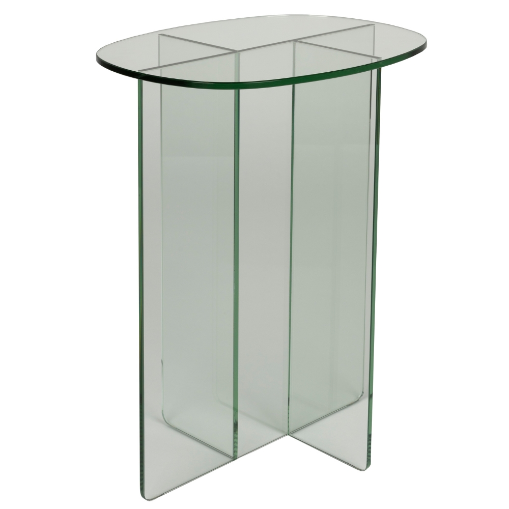 Zuiver Skleněný odkládací stolek LINEA 40 x 30 cm