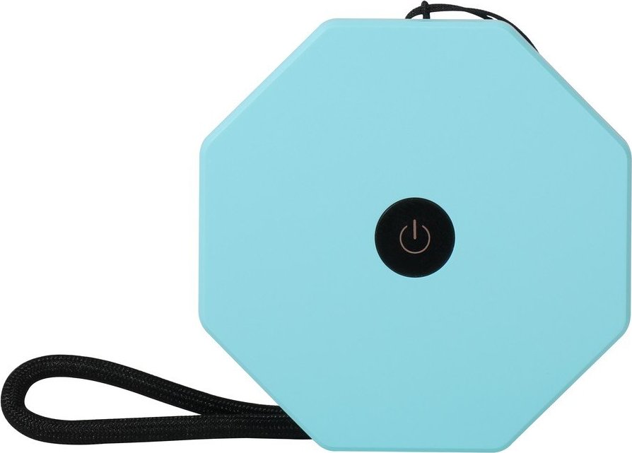 Bílá/tyrkysová přenosná světelná dekorace na USB ø 8 cm Twist – Gingko