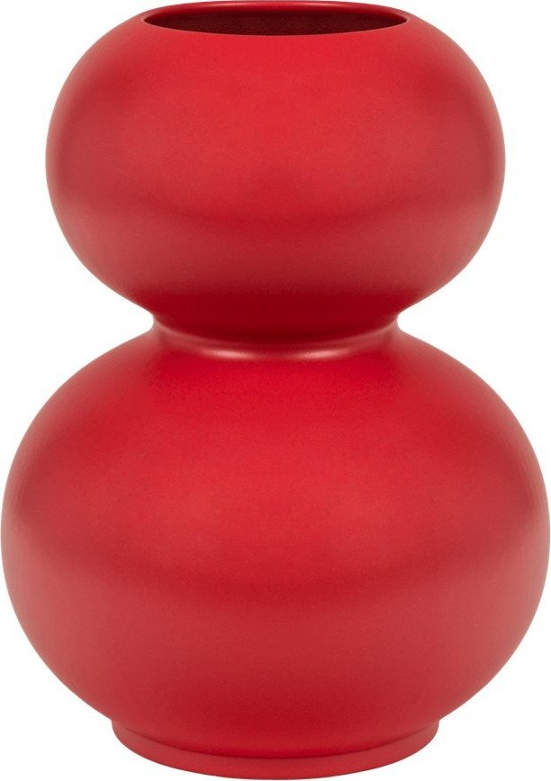 Červená keramická váza (výška 36 cm) Tuga – noo.ma
