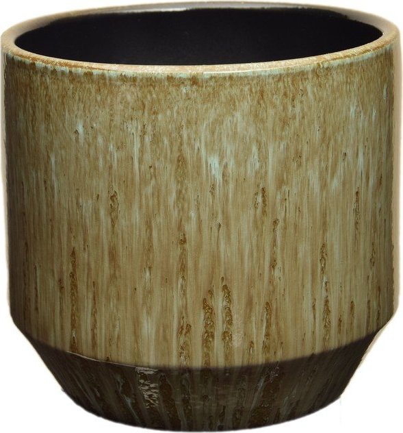 Keramický ručně vyrobený obal na květináč ø 20 cm Hazel – Ego Dekor