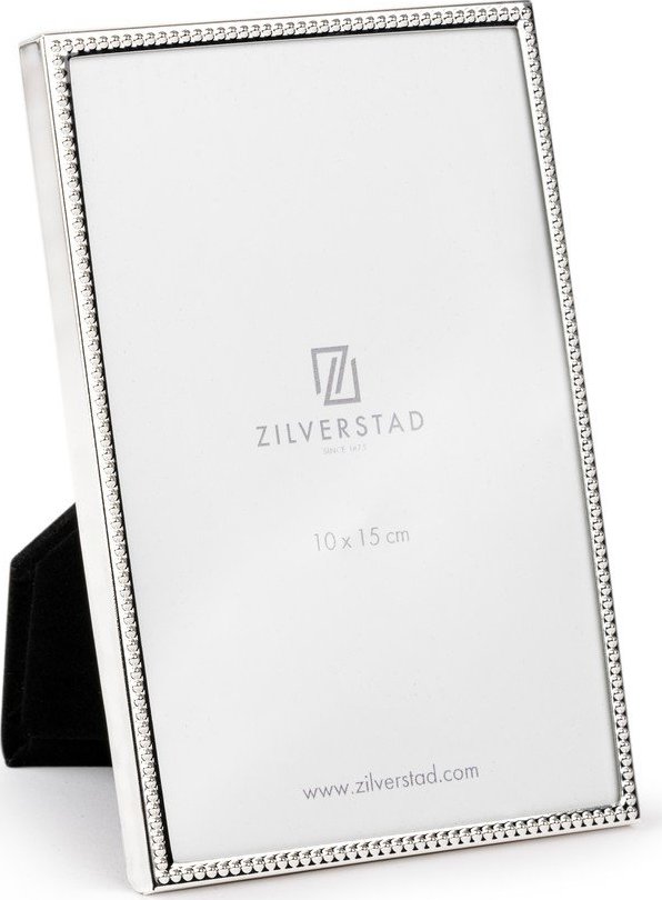 Kovový stojací rámeček v leskle stříbrné barvě 11x16 cm Sweet Memory Pearl – Zilverstad