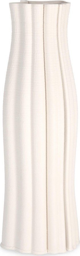 Krémová keramická váza (výška 46