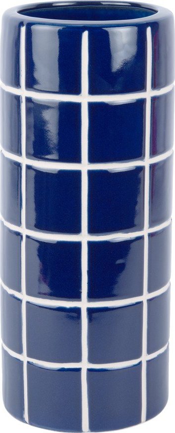 Modrá keramická váza (výška 30 cm) Retro Tiles – PT LIVING