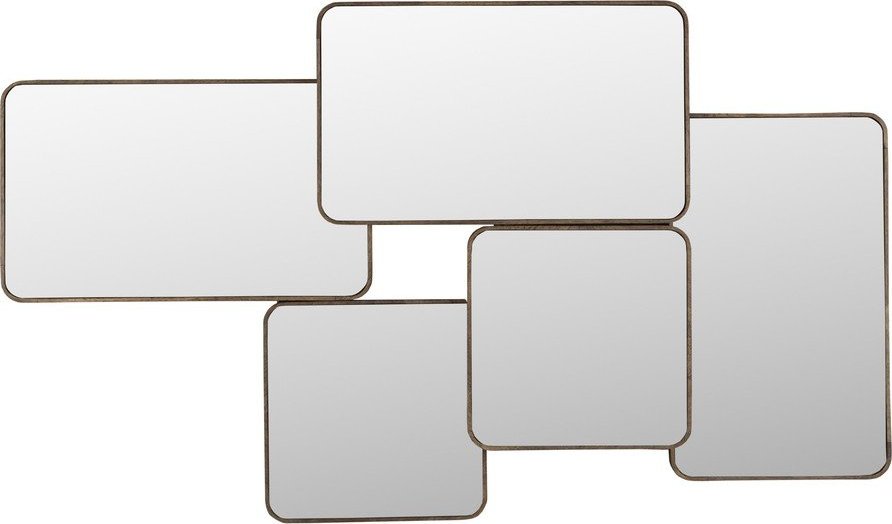 Nástěnné zrcadlo s dřevěným rámem 120x70 cm Cordelia – Dutchbone