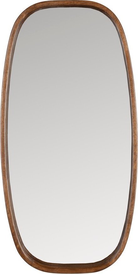 Nástěnné zrcadlo s dřevěným rámem 40x80 cm Nyko – White Label