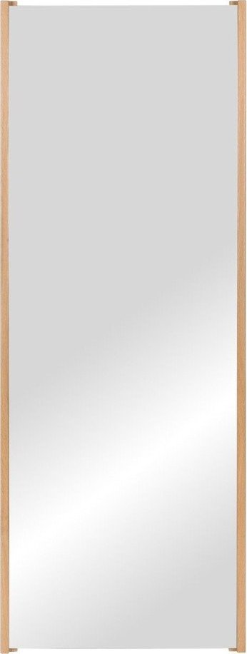 Nástěnné zrcadlo s dřevěným rámem 60x160 cm Lun – noo.ma