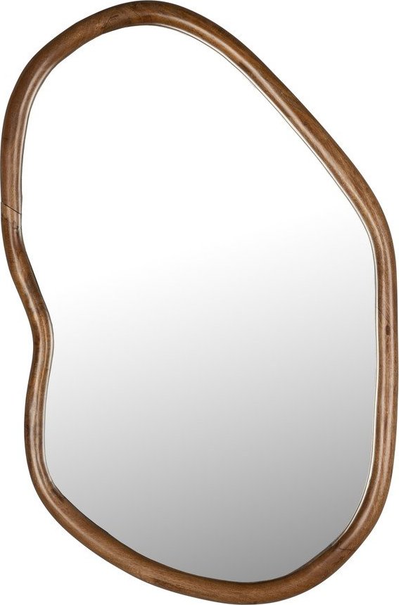 Nástěnné zrcadlo s dřevěným rámem 73x100 cm Ashley – Dutchbone