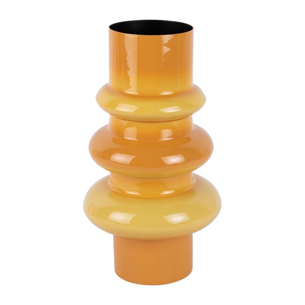 Oranžová železná váza (výška 30 cm) Grato – PT LIVING
