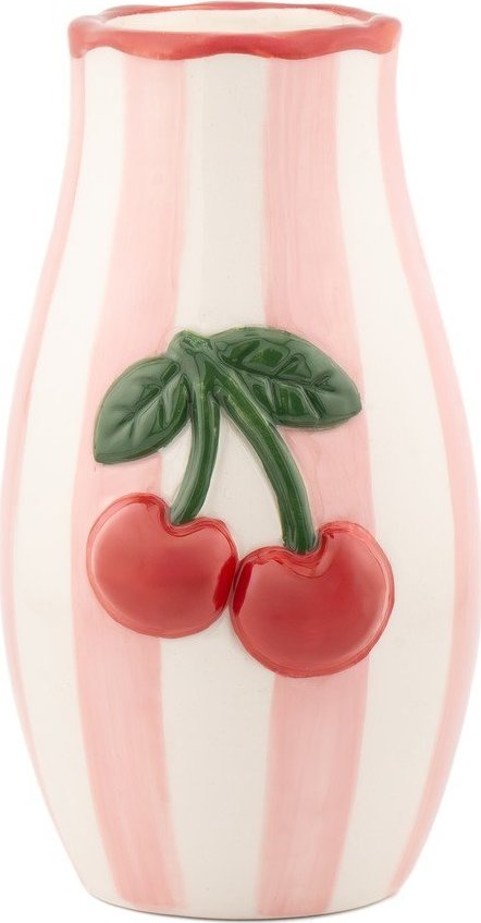 Ručně malovaná váza z dolomitu Cherry – Sass & Belle
