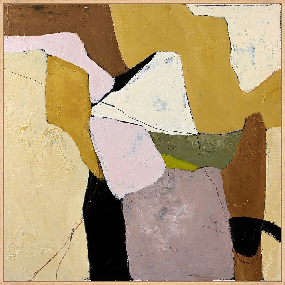 Ručně malovaný obraz s rámem/na plátně 101x101 cm Featured – Malerifabrikken