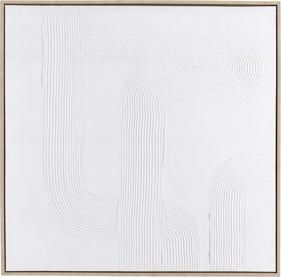 Ručně malovaný obraz s rámem/na plátně 83x83 cm Texture – Bizzotto