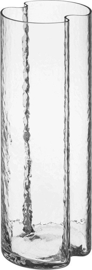 Skleněná ručně vyrobená váza (výška 24 cm) Tubu – noo.ma