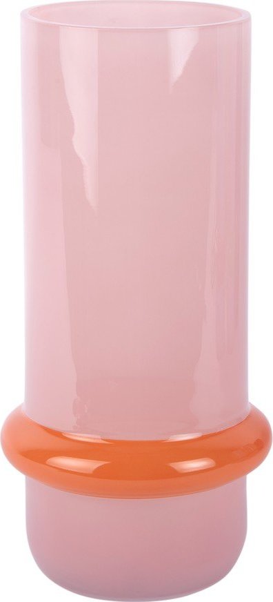 Světle růžová skleněná váza (výška 28 cm) Animado Anillo – PT LIVING