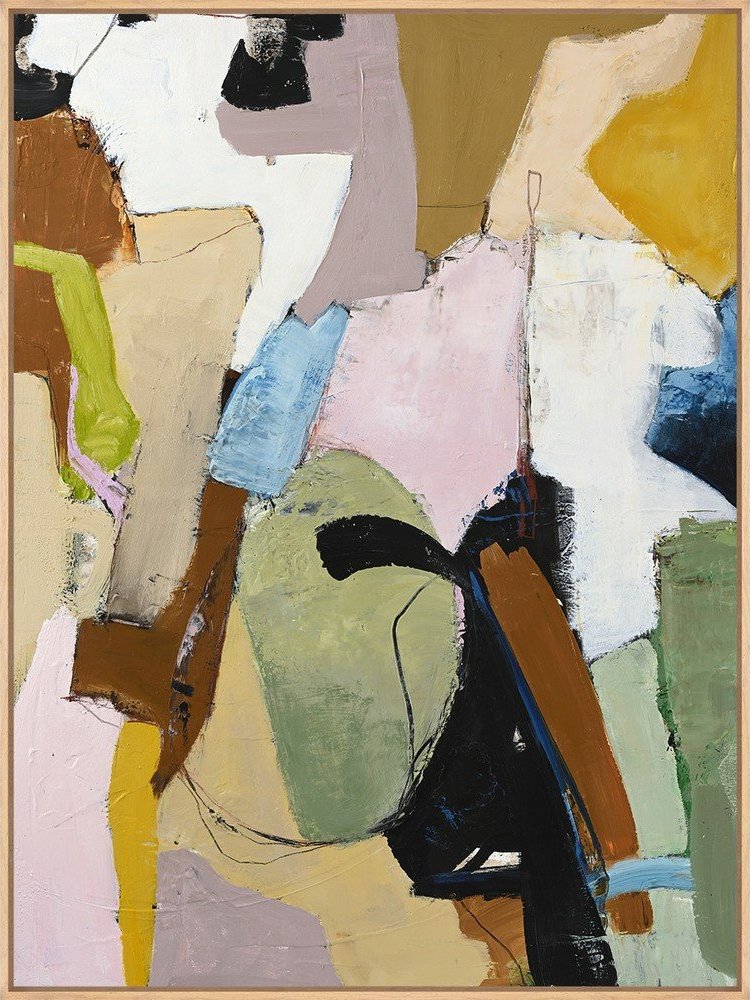 Tištěný/s ručně malovanými prvky obraz s rámem/na plátně 93x117 cm Out Of Ordinary – Malerifabrikken