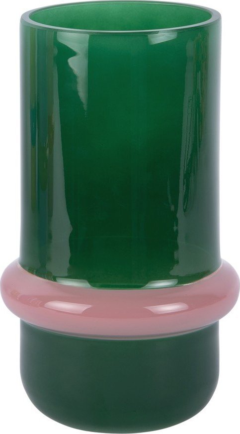 Zelená skleněná váza (výška 22 cm) Animado Anillo – PT LIVING