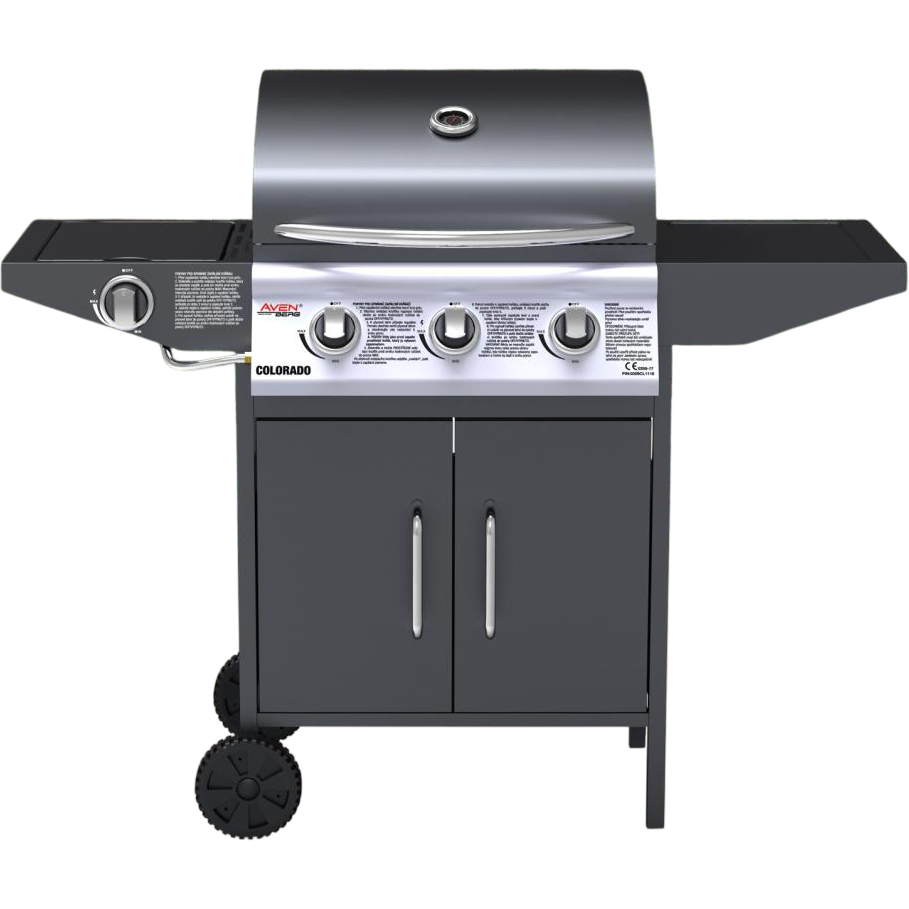 Avenberg Plynový BBQ gril s bočním hořákem Colorado