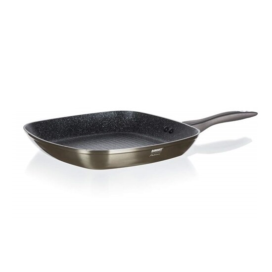 Banquet Pánev steaková s nepřilnavým povrchem Metallic Platinum