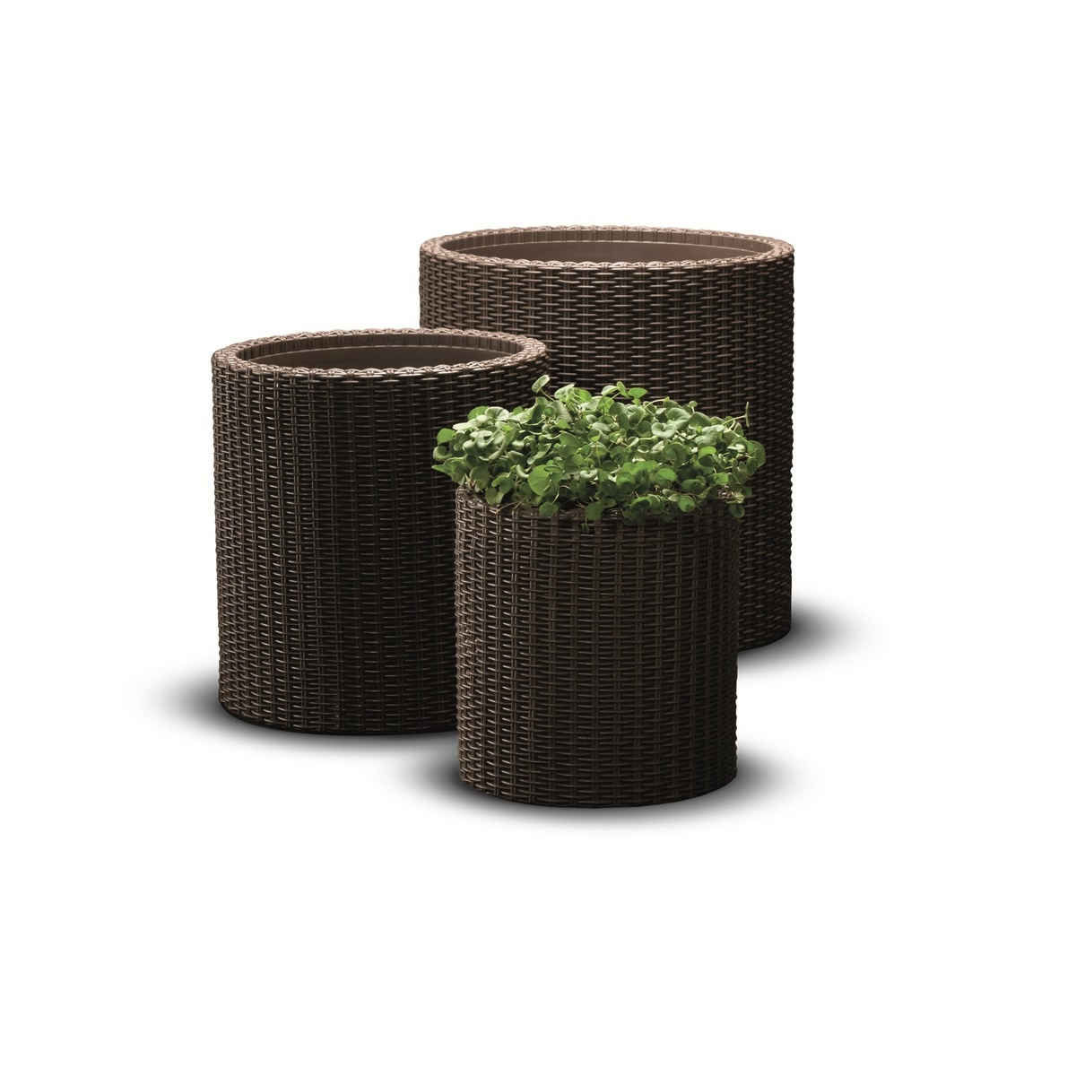 Keter set květináčů Cylinder S+M+L