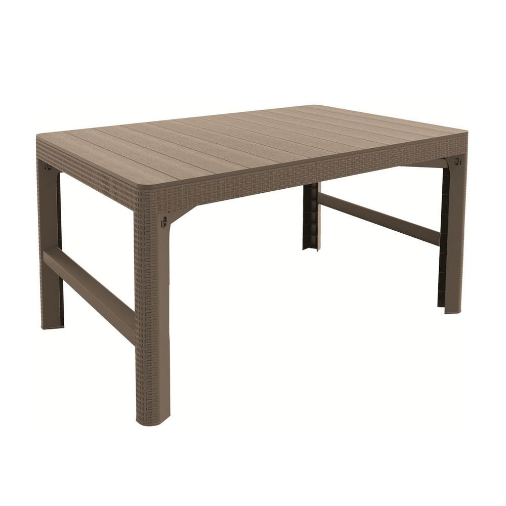 Keter stůl Lyon ratan 116 x 72 x 40 - 66 cm