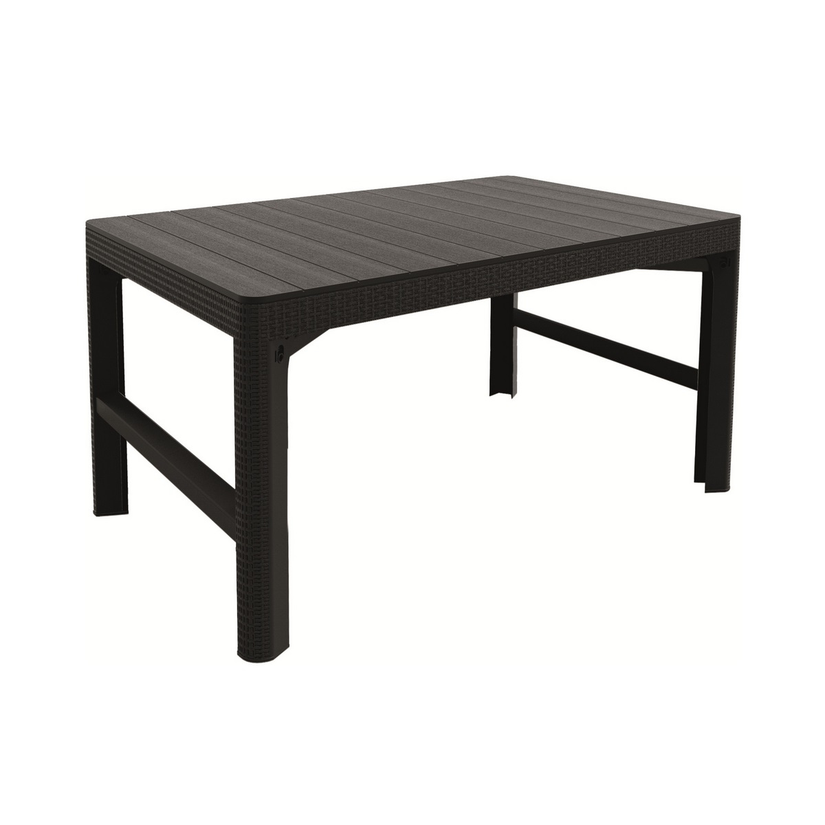 Keter stůl Lyon ratan 116 x 72 x 40 - 66 cm