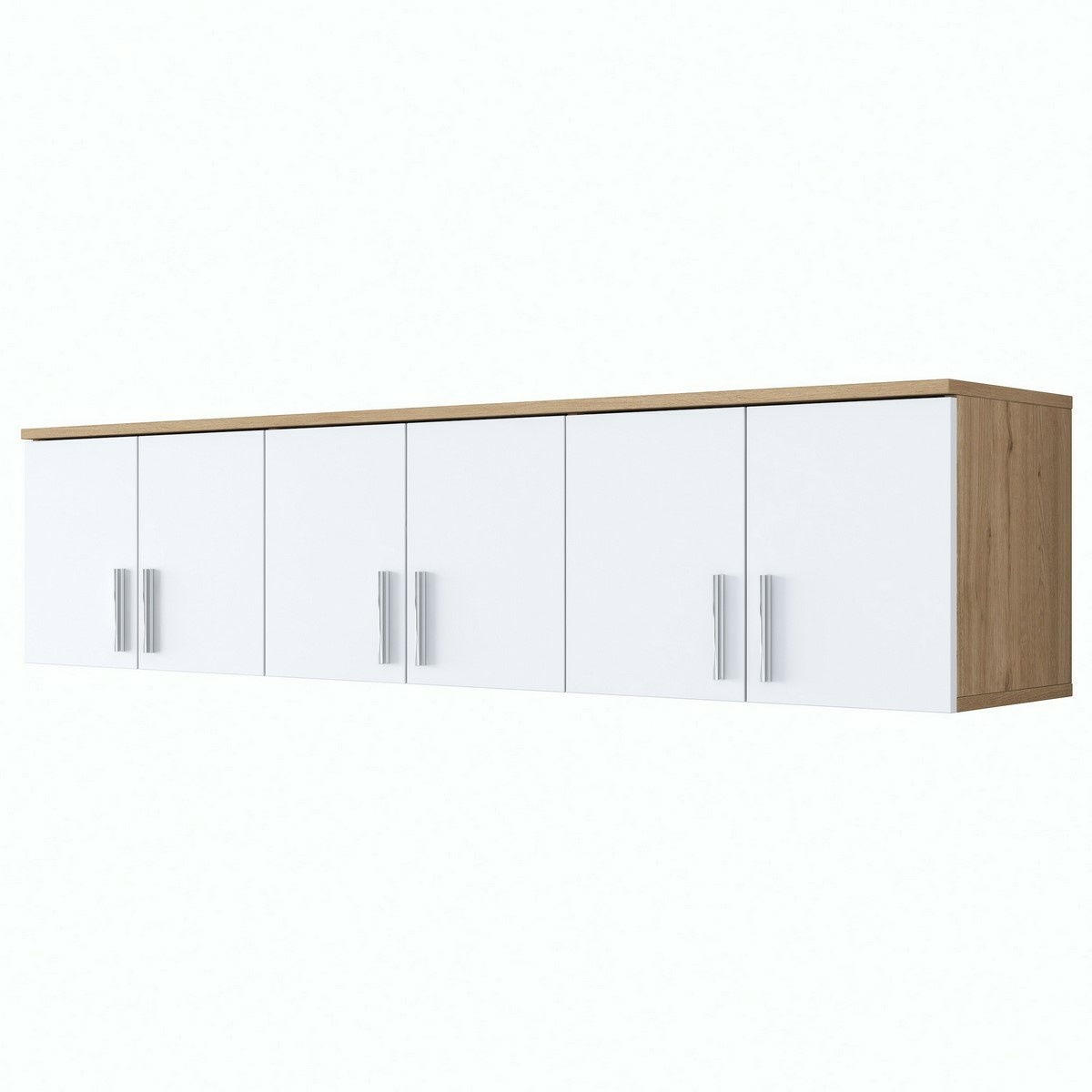 Nástěnná skříňka Ema White and Walnut Hanah Home
