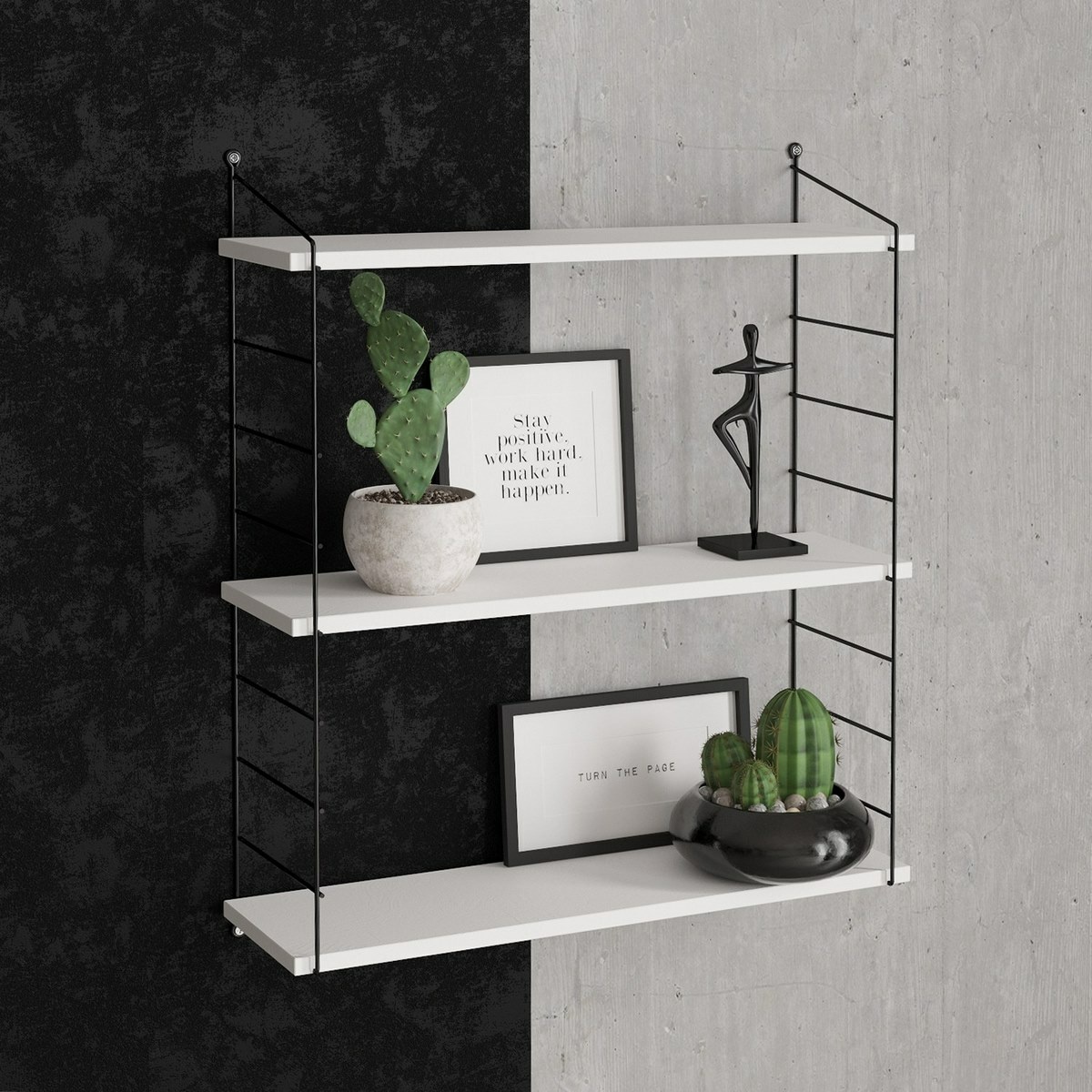 Polička Armoni 3 White Hanah Home