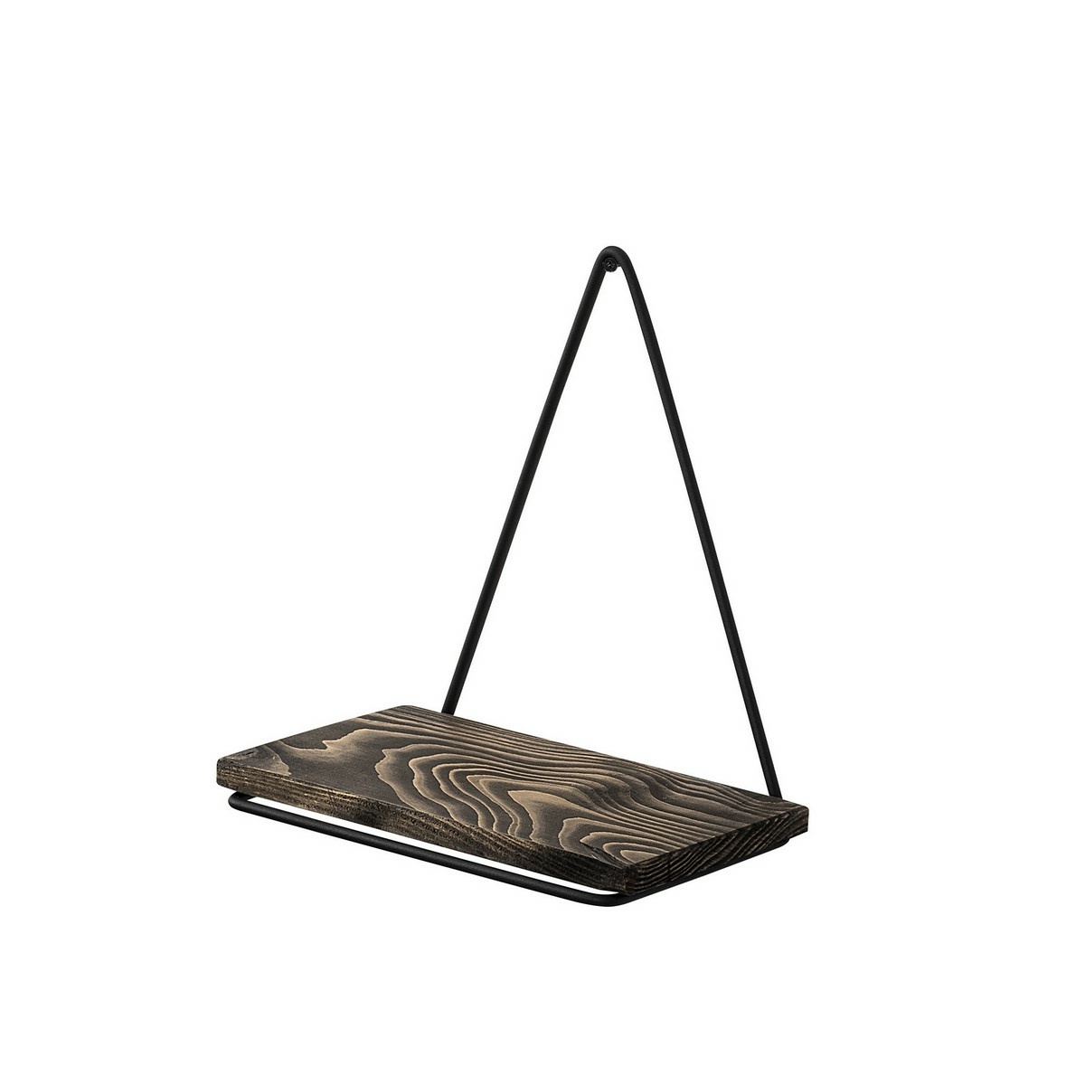 Polička Begonia Black and Dark Walnut Hanah Home