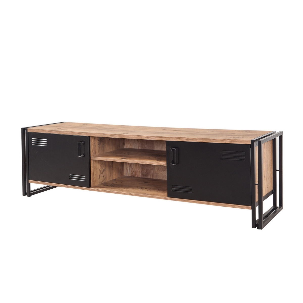 Televizní stolek Cosmo Rex Atlantic Pine and Black Hanah Home