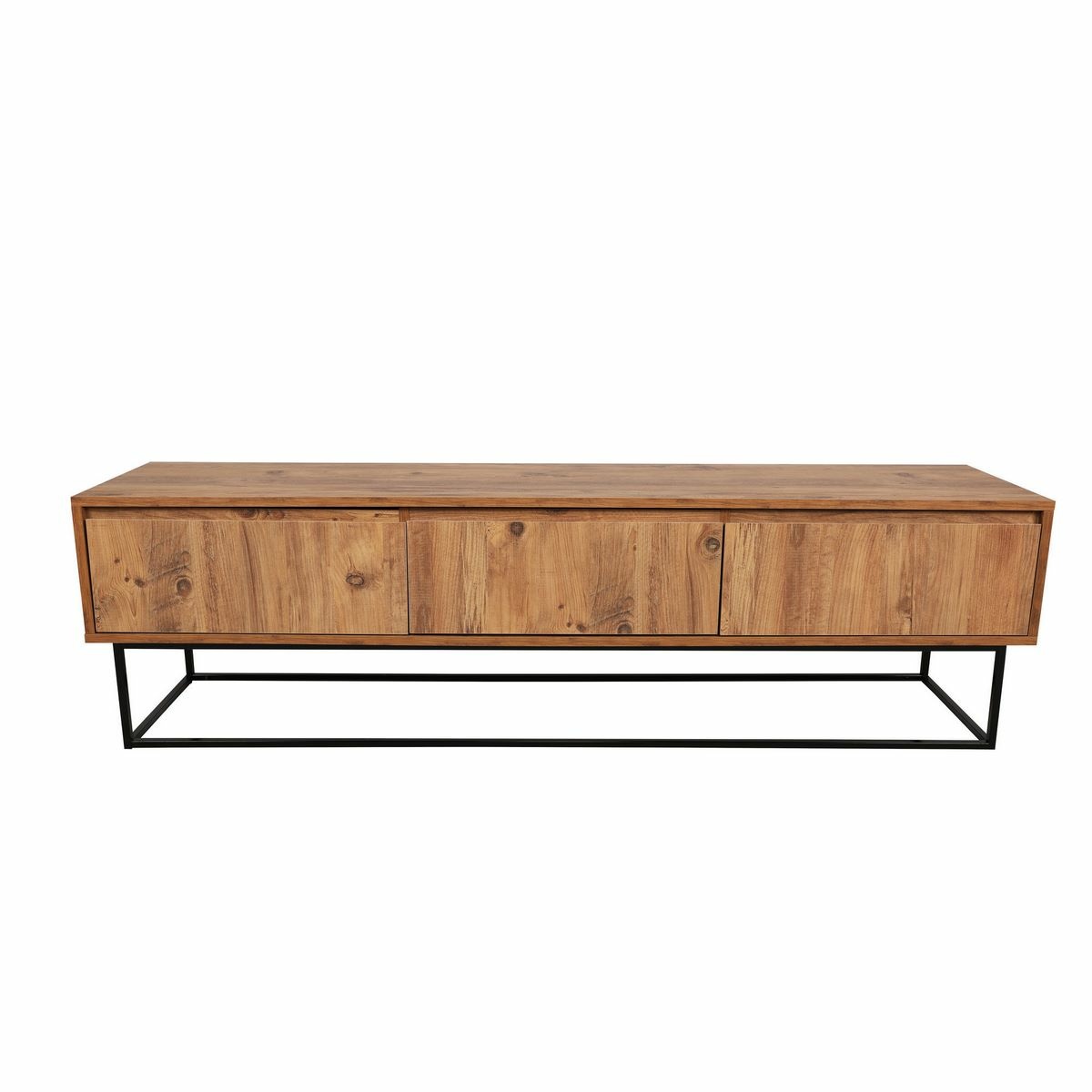 Televizní stolek Lupin Walnut and Black Hanah Home