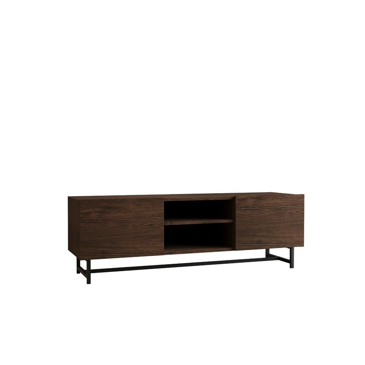 Televizní stolek Wood Walnut Hanah Home