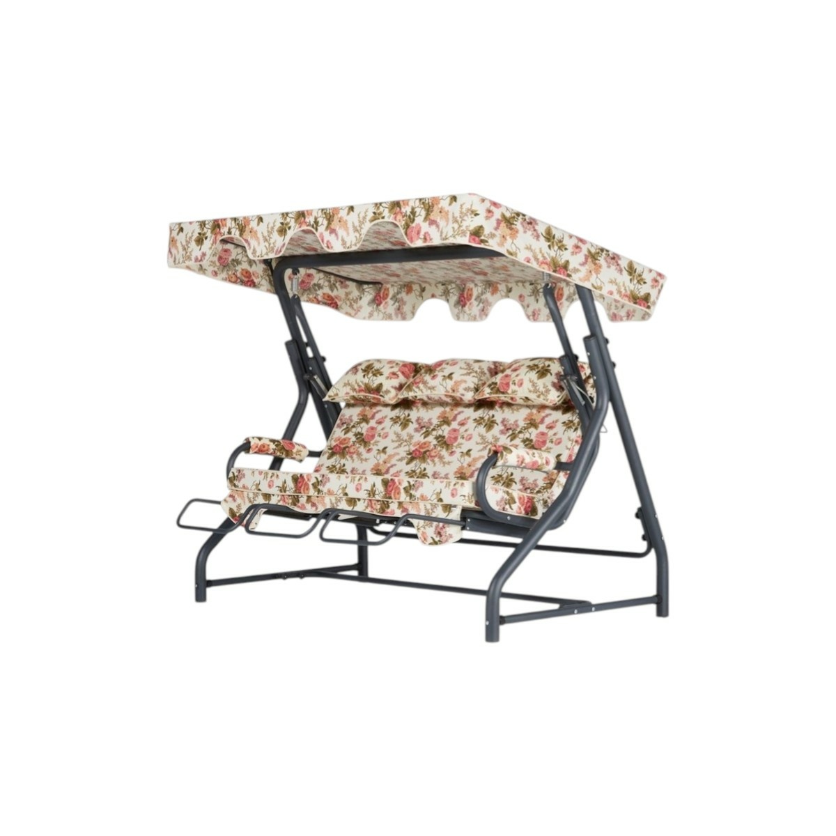 Zahradní houpačka pro 3 osoby Salvia Flower Hanah Home