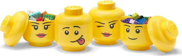 Plastové dětské úložné boxy v sadě 4 ks Multi-Pack - LEGO®