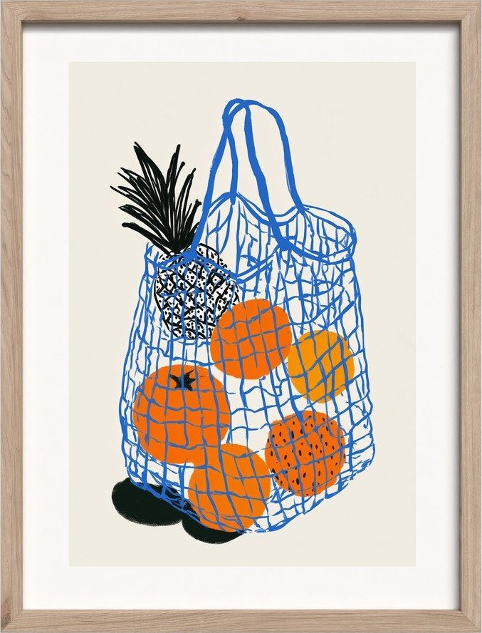 Tištěný obraz s rámem 30x40 cm Summer Fruit – Styler