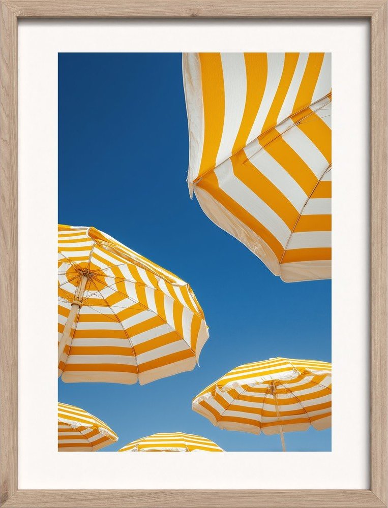 Tištěný obraz s rámem 30x40 cm Umbrellas – Styler