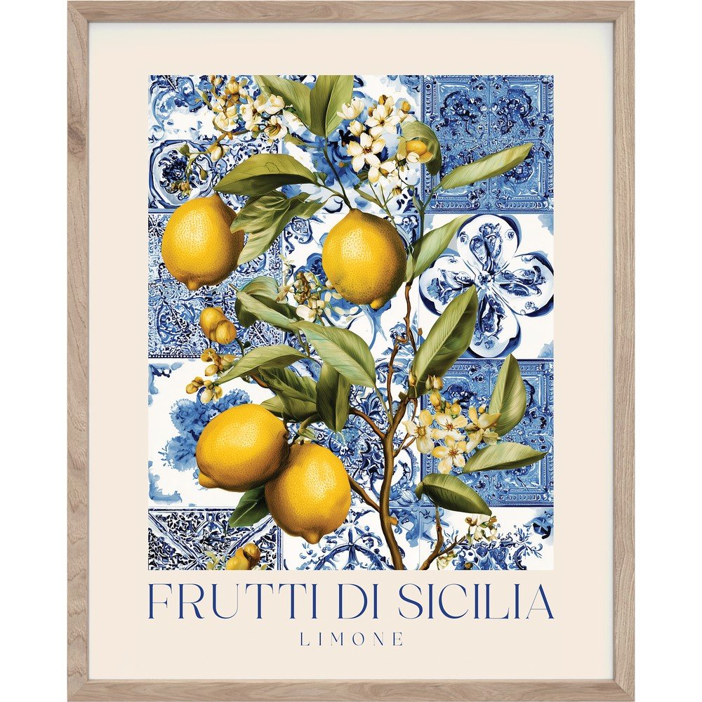 Tištěný obraz s rámem 40x50 cm Sicilia – Styler