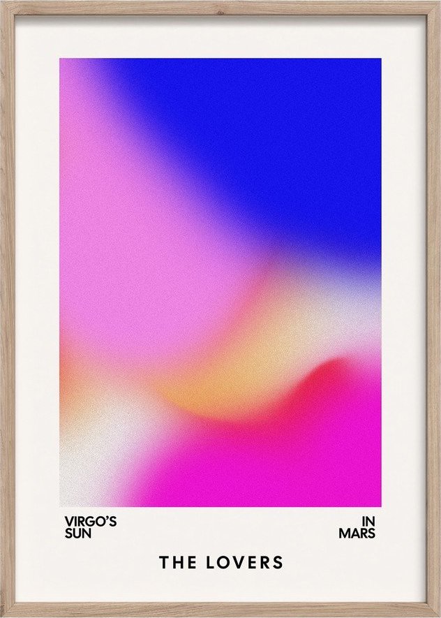 Tištěný obraz s rámem 50x70 cm Love Flow – Styler