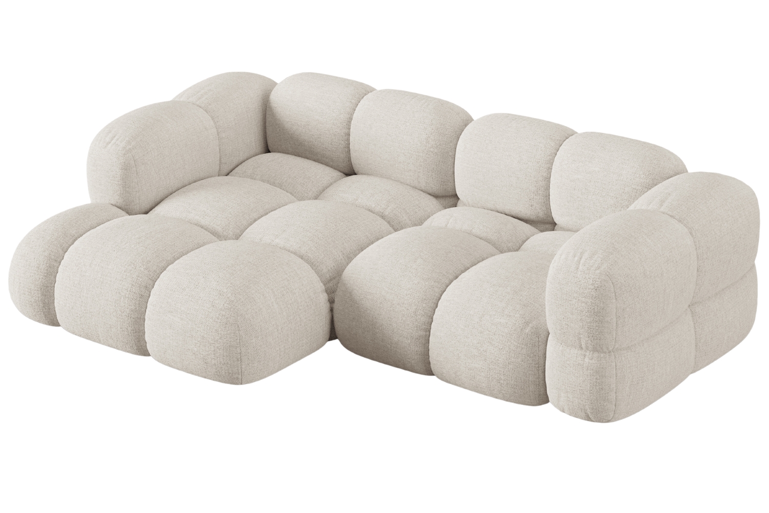 Cosmopolitan Design Béžová rohová pohovka Loretto 250 cm