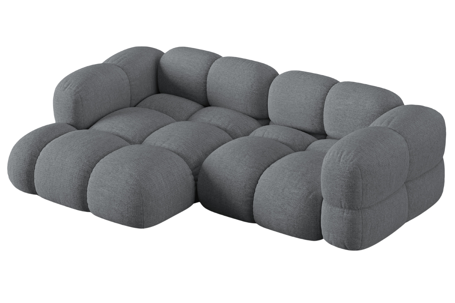 Cosmopolitan Design Šedá rohová pohovka Loretto 250 cm