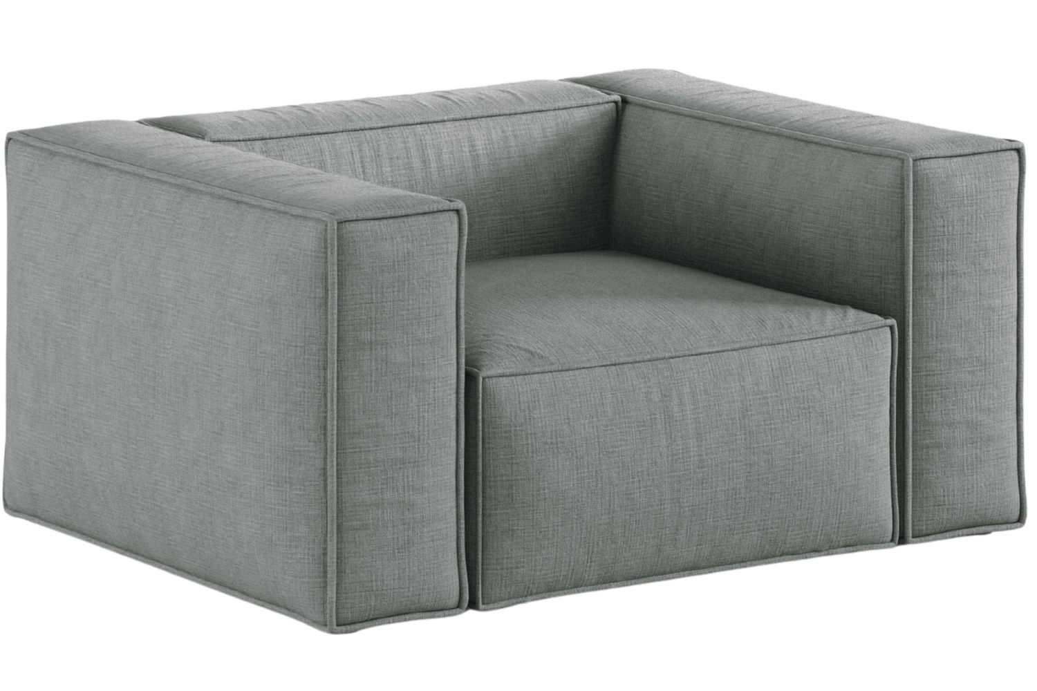 Cosmopolitan Design Šedé křeslo Aveiro