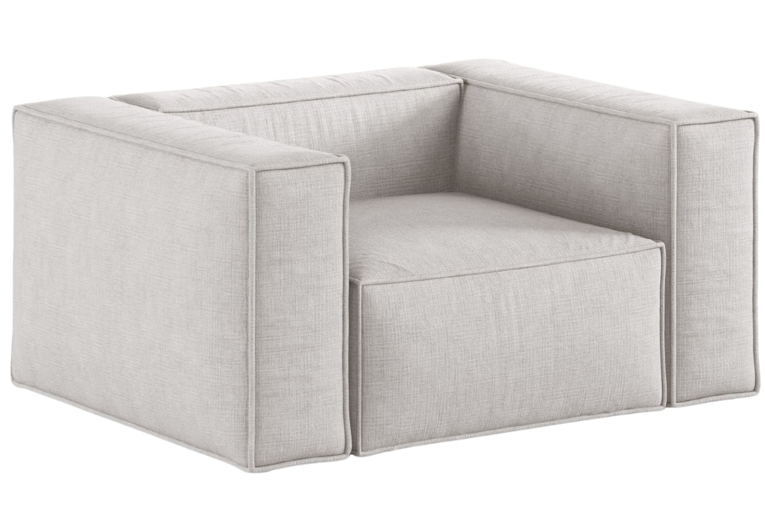 Cosmopolitan Design Světle šedé křeslo Aveiro