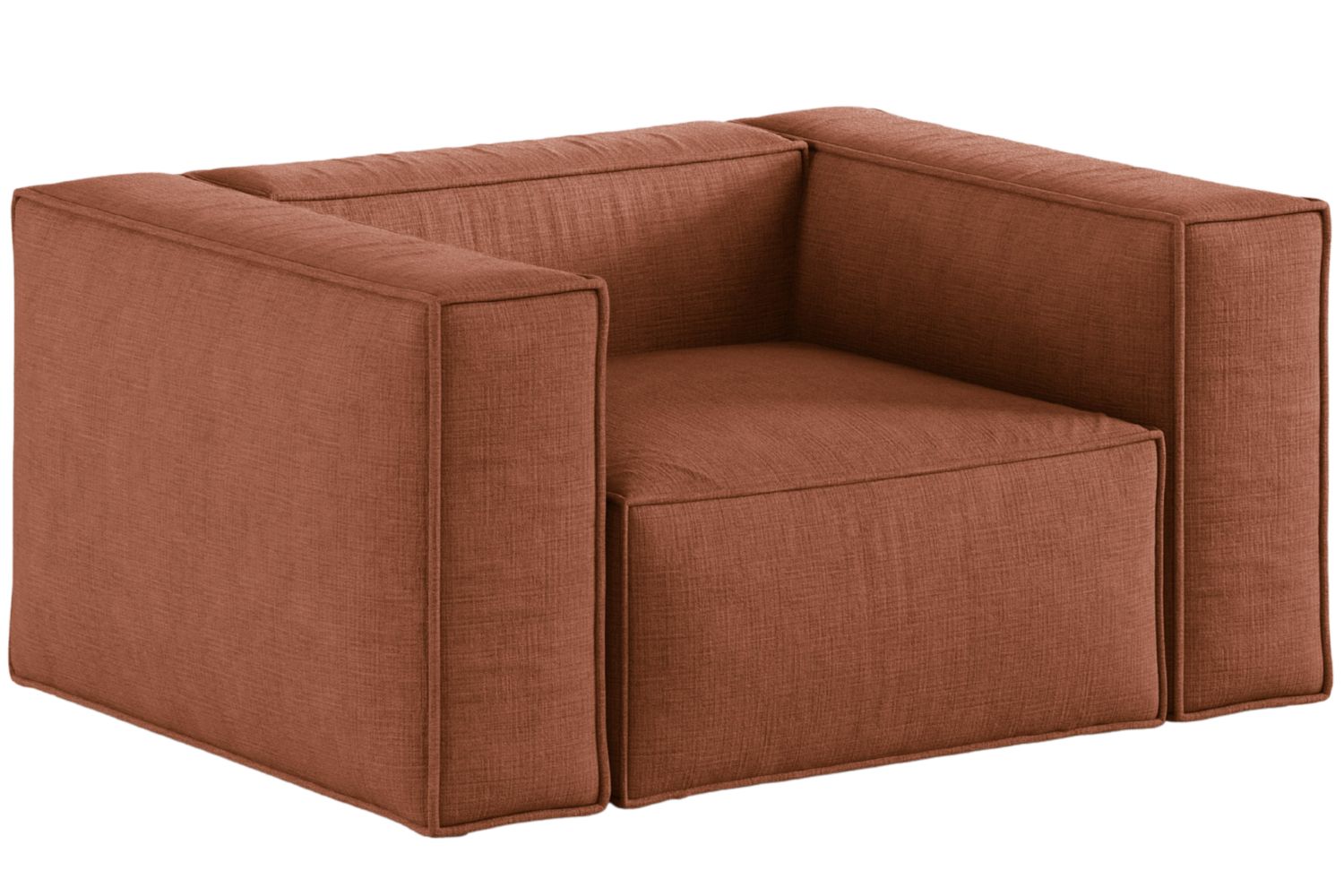 Cosmopolitan Design Terakotově oranžové křeslo Aveiro