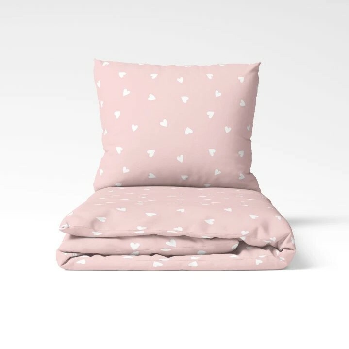 Stanex Bavlněné povlečení Srdíčka pink