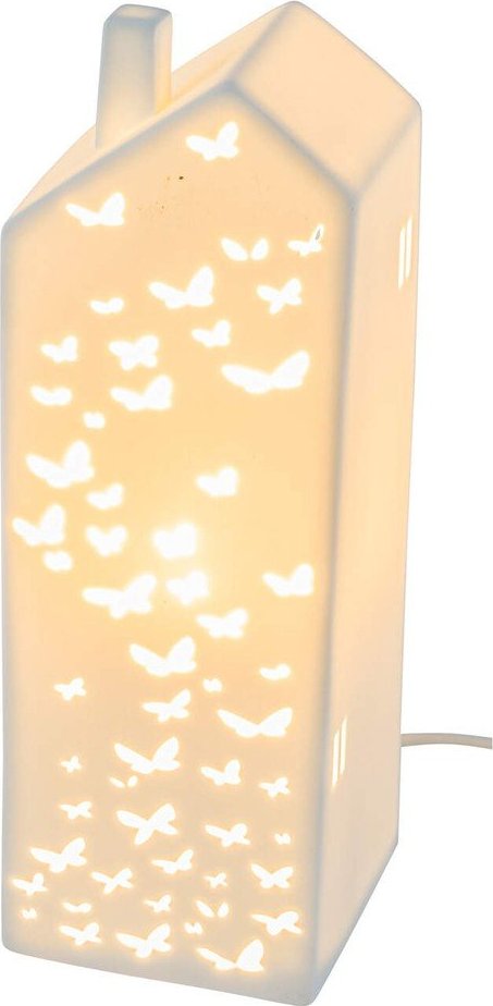 Bílá stolní světelná dekorace Butterfly – Ego Dekor