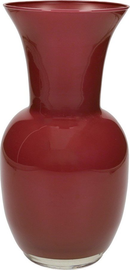 Červená skleněná váza (výška 26 cm) – Brandani