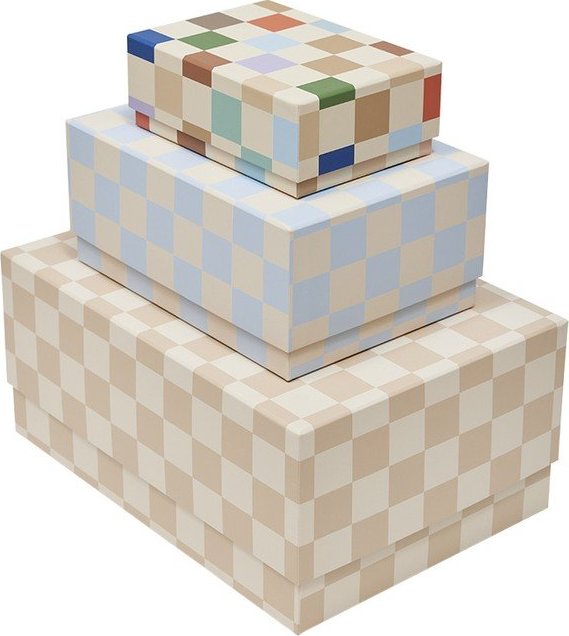 Kartonové dětské úložné boxy v sadě 3 ks 31x22x14 cm Mana – OYOY Mini