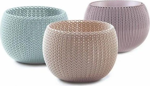 Plastové květináče v sadě 3 ks ø 15 cm Cozy – Keter