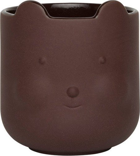 Ručně vyrobený obal na květináč z terakoty ø 9 cm Bear – OYOY Mini