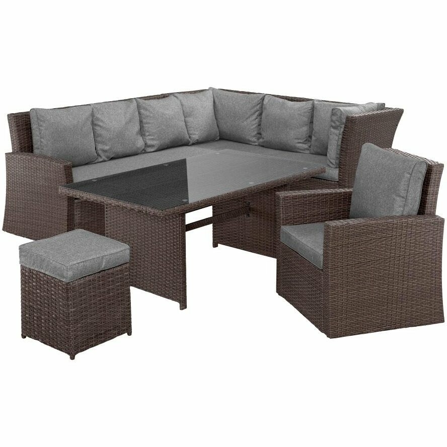 Velký luxusní ratanový zahradní set Firenze Avenberg
