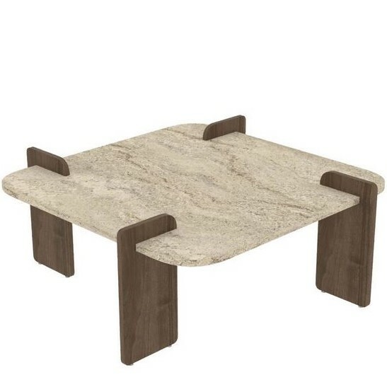 Konferenční stolek Asha Medium - Travertine